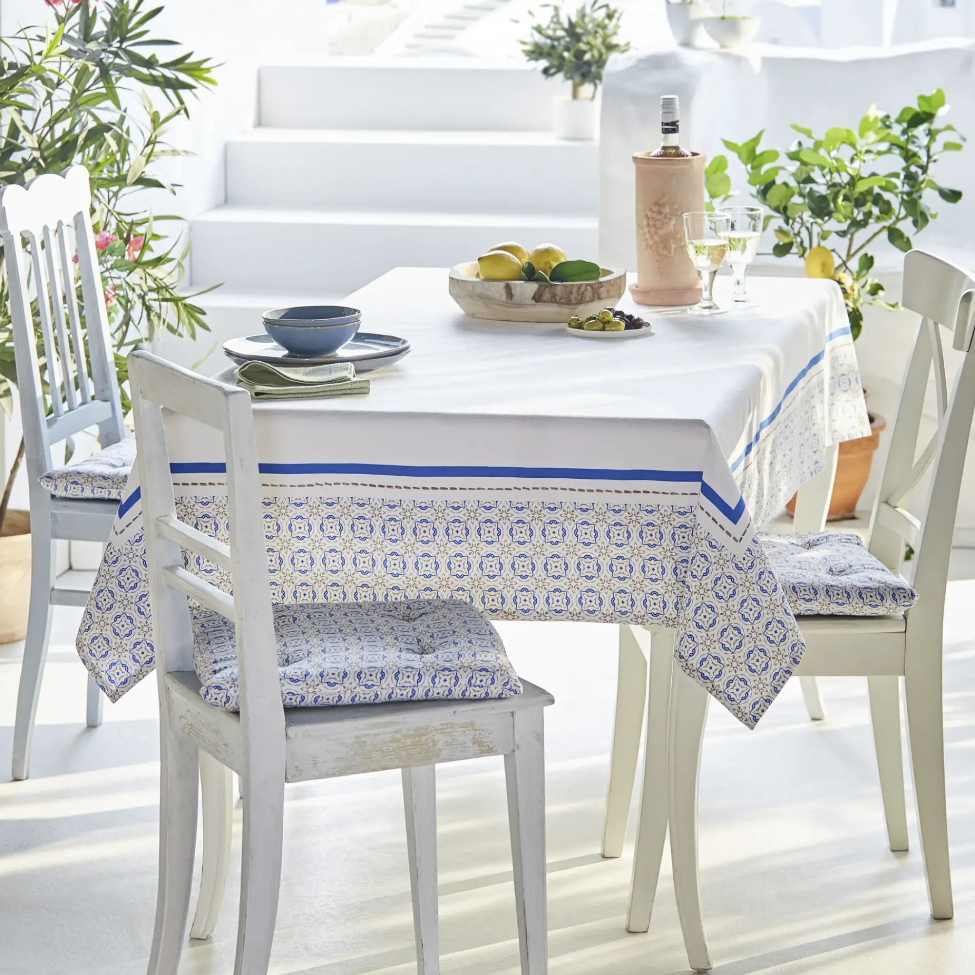 Tafeldecken|Frank Handels GmbH & Co. KG Tafeldecke "Santorin"