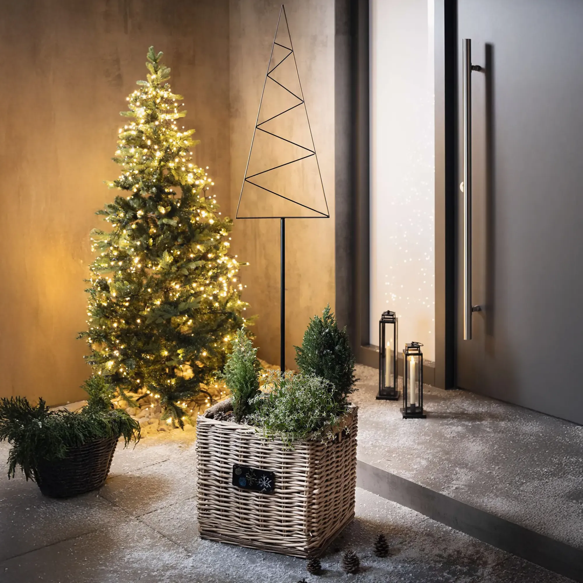 Tannenbäume|Weihnachtliche Streuer & Stecker|Frank Handels GmbH & Co. KG Tannenstecker "Modern"
