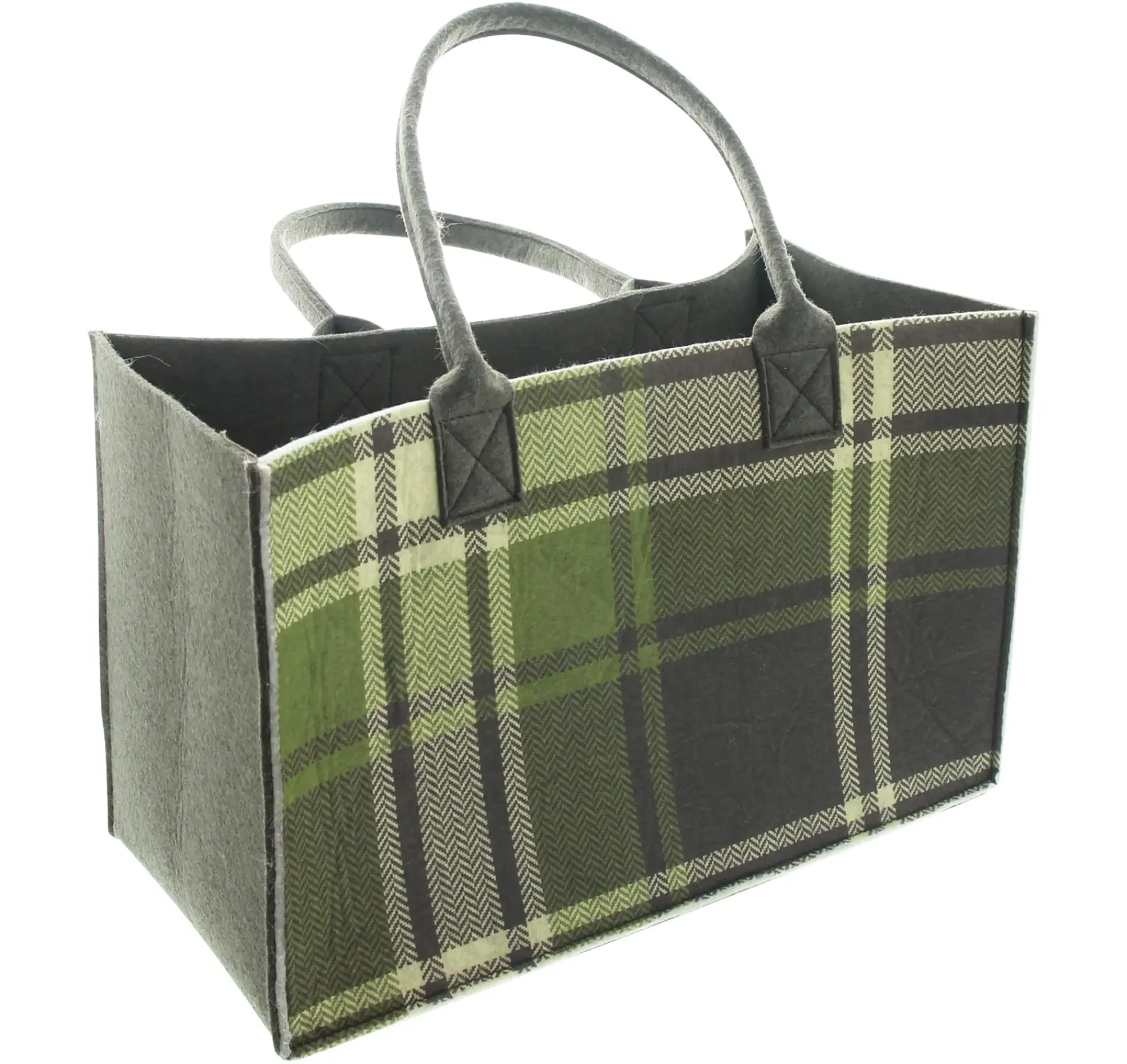 Taschen|Frank Handels GmbH & Co. KG Tasche "Grün kariert"