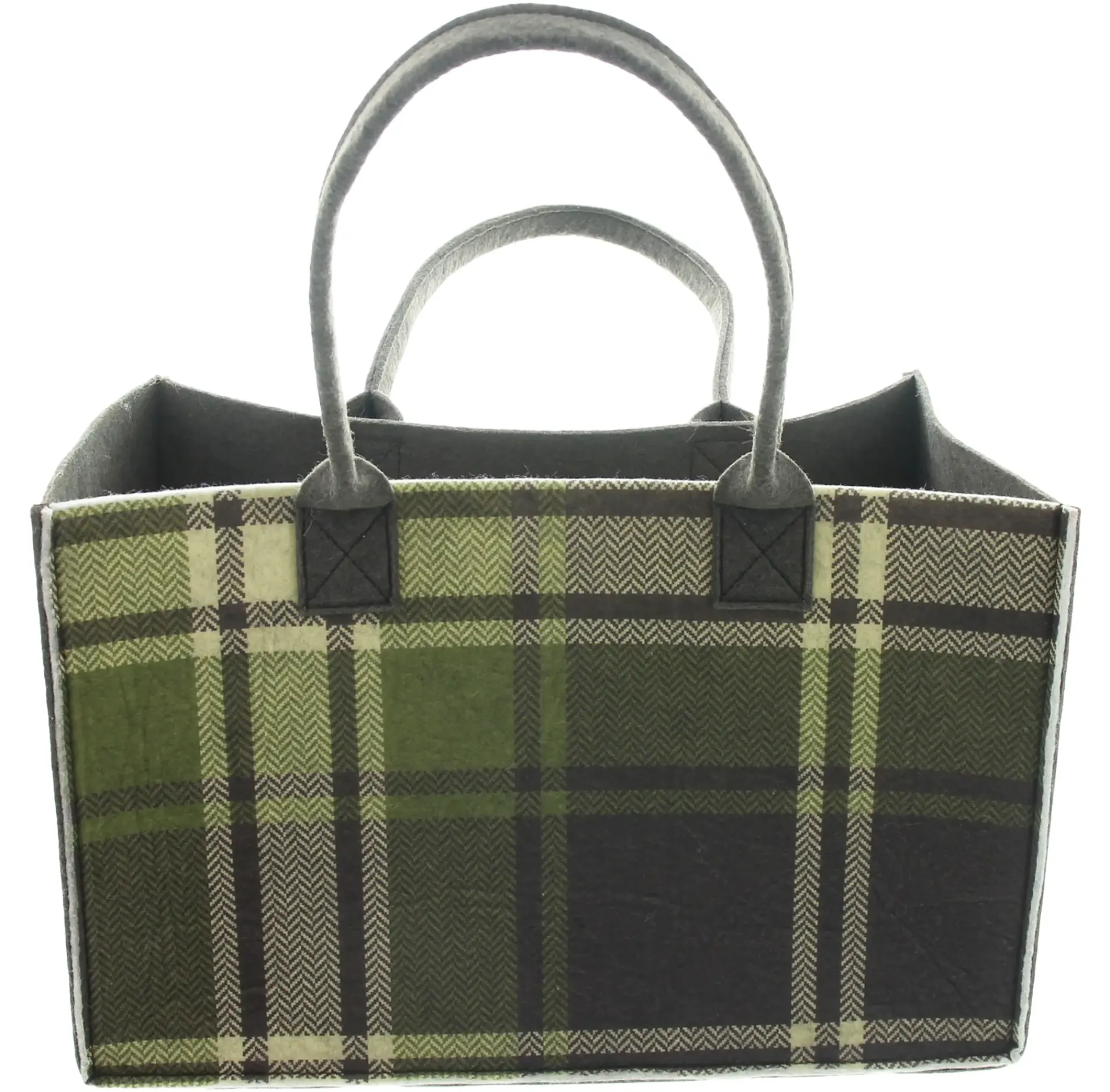 Taschen|Frank Handels GmbH & Co. KG Tasche "Grün kariert"