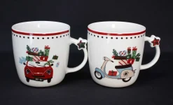 Weihnachtliche Dekofiguren|Geschirr|Frank Handels GmbH & Co. KG Tasse 