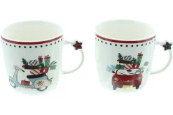 Weihnachtliche Dekofiguren|Geschirr|Frank Handels GmbH & Co. KG Tasse 
