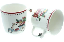 Weihnachtliche Dekofiguren|Geschirr|Frank Handels GmbH & Co. KG Tasse 
