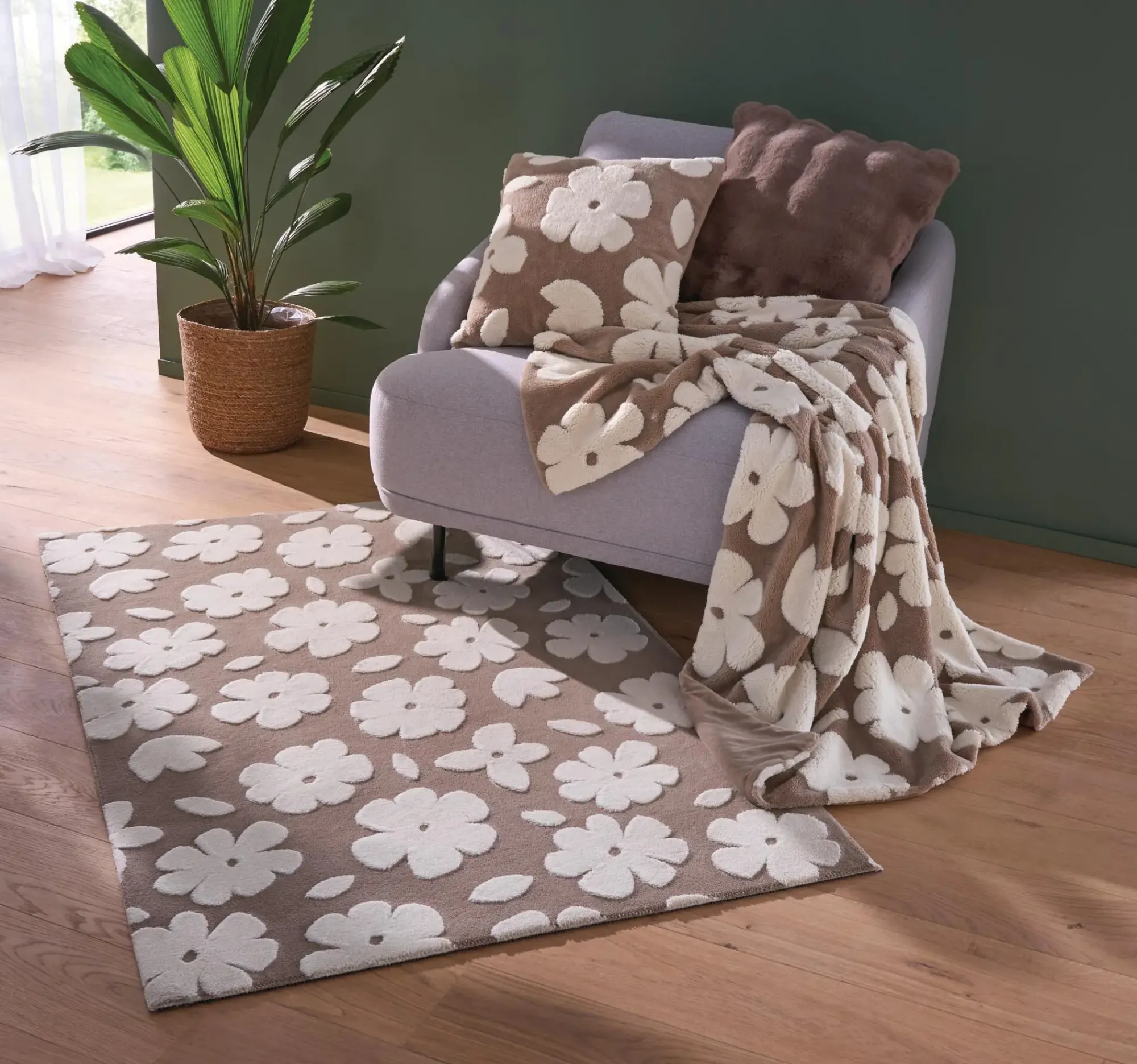 Teppiche|Frank Handels GmbH & Co. KG Teppich "Blumenliebe"