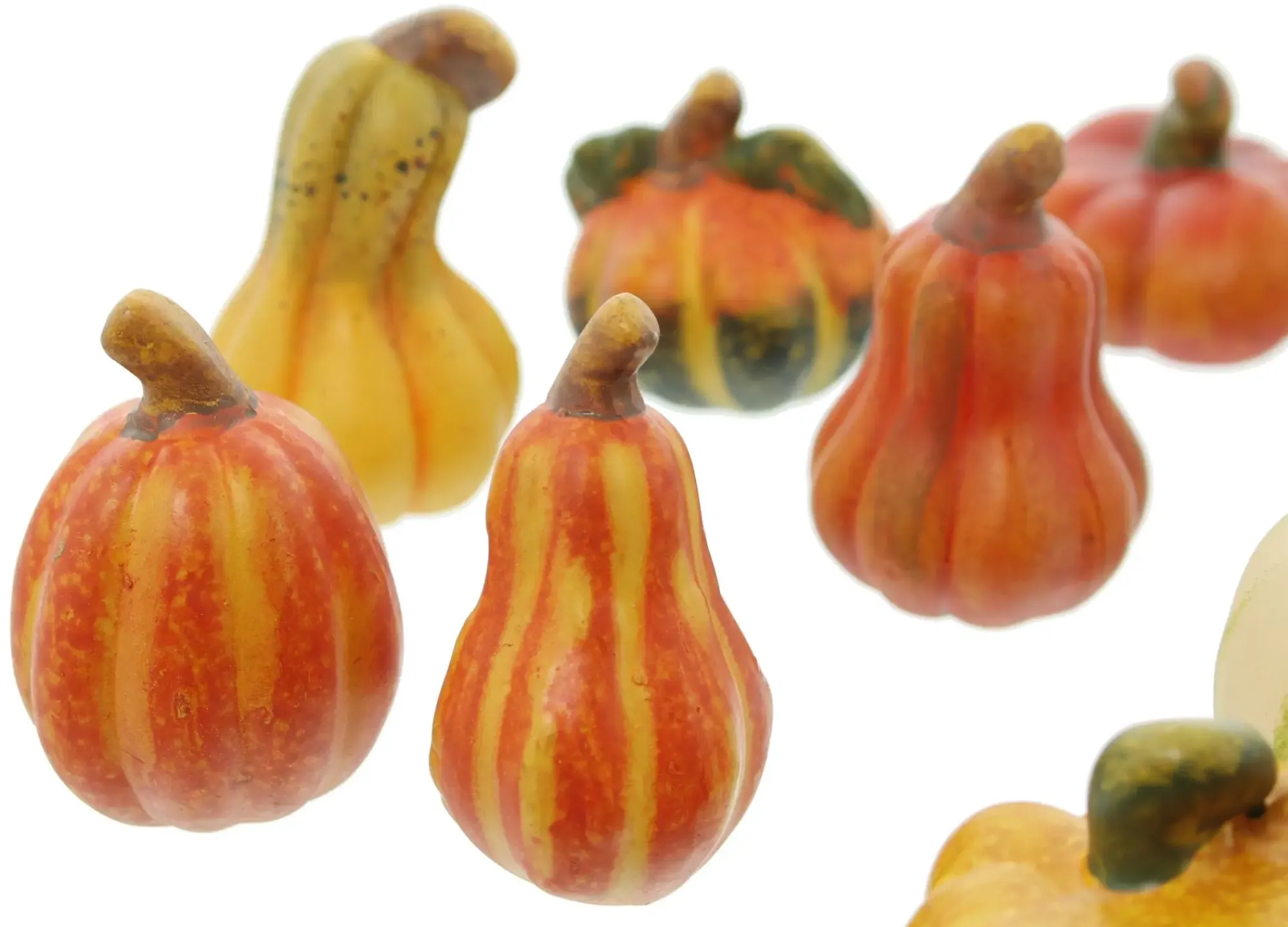 Herbstliche Streuer & Stecker|Dekokürbisse|Frank Handels GmbH & Co. KG Terracotta-Kürbis, 12er Set