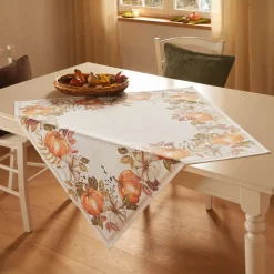 Herbstliche Tischwäsche|Frank Handels GmbH & Co. KG Tischdecke "Kürbiszeit"