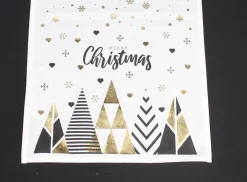 Weihnachtliche Tischwäsche|Frank Handels GmbH & Co. KG Tischläufer "Black'n'Gold"