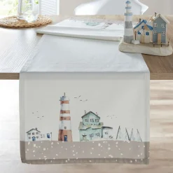 Tischläufer|Frank Handels GmbH & Co. KG Tischläufer "Coastal Town"