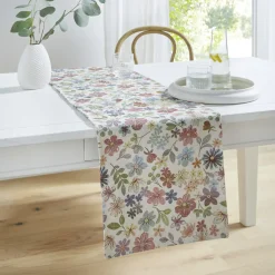 Tischläufer|Frank Handels GmbH & Co. KG Tischläufer "Jacquard-Flowers"