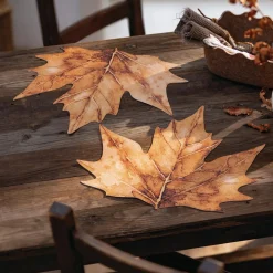 Herbstliche Tischwäsche|Frank Handels GmbH & Co. KG Tischset "Maple Leave", 2er Set