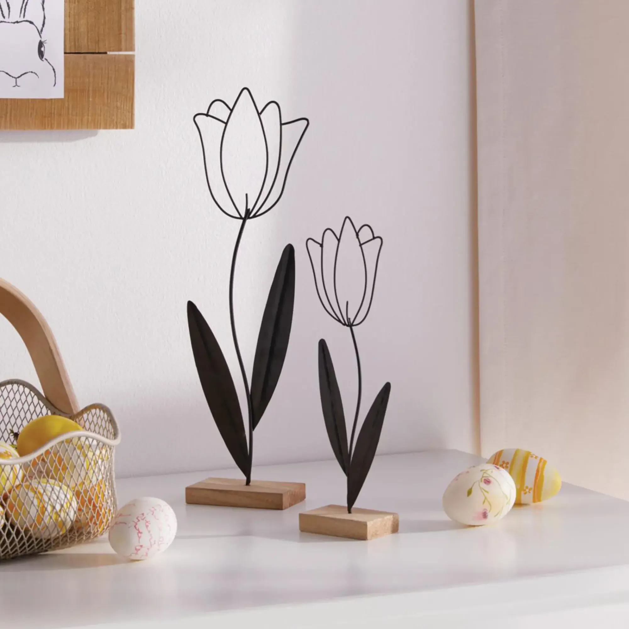 Dekosäulen|Frank Handels GmbH & Co. KG Tulpe "Modern", 2er Set