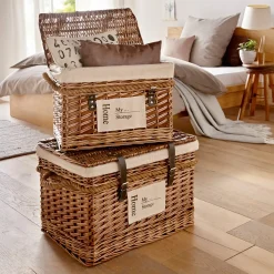 Korbtruhen|Truhen|Frank Handels GmbH & Co. KG Universaltruhe "My Storage", 2er Set