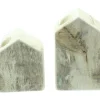 Dekovasen|Chalet & Hütte|Frank Handels GmbH & Co. KG Vase "Häuschen", 2er Set