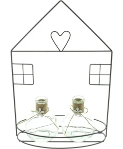 Dekovasen|Frank Handels GmbH & Co. KG Vasenhalter "Häuschen"