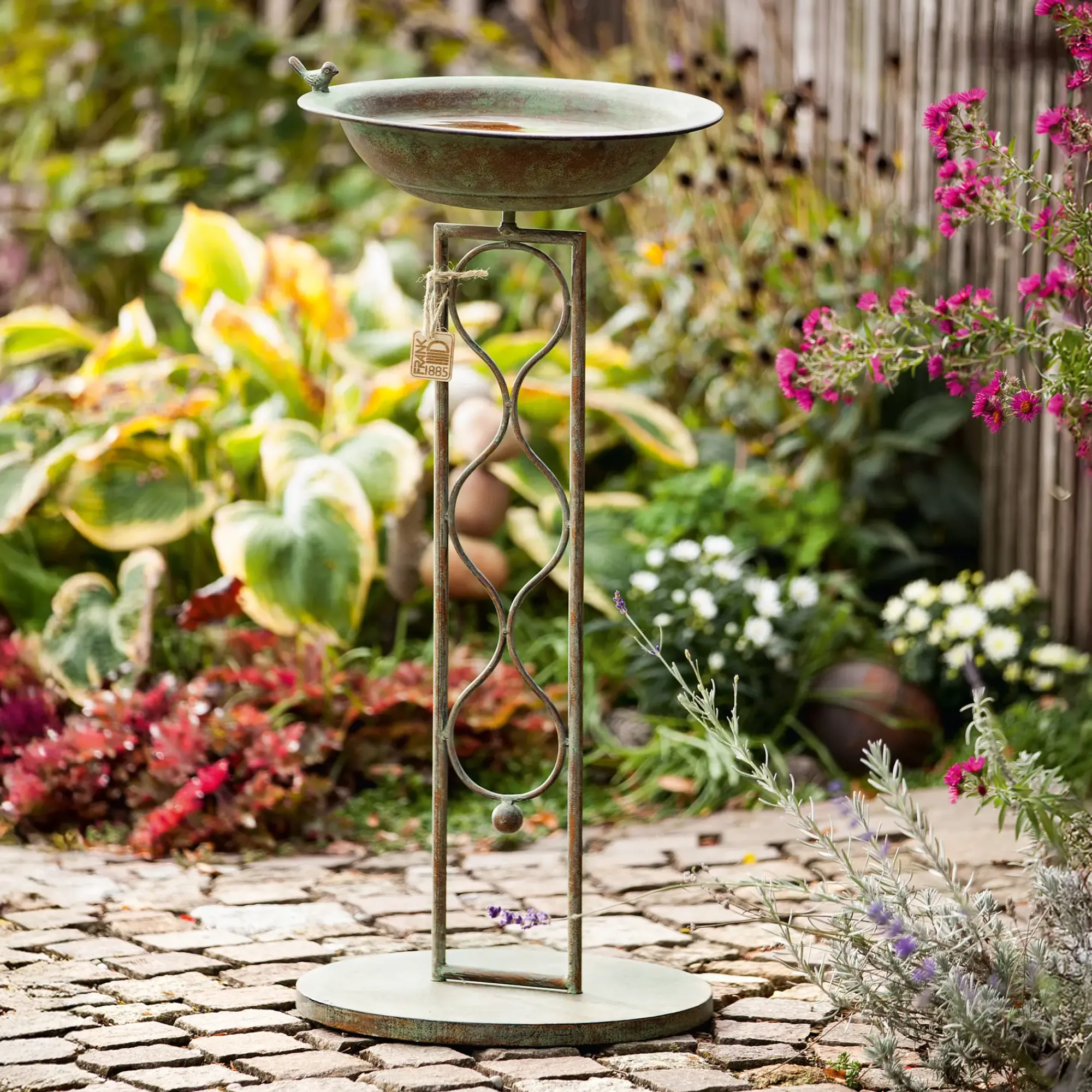 Herbstgarten|Vogelhäuser & Vogeltränken|Frank Handels GmbH & Co. KG Vogeltränke "Flora" mit Ständer