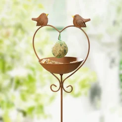 Herbstgarten|Gartenstecker|Frank Handels GmbH & Co. KG Vogeltränke "Herz"
