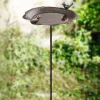 Herbstgarten|Gartenstecker|Frank Handels GmbH & Co. KG Vogeltränke "Rostoptik"