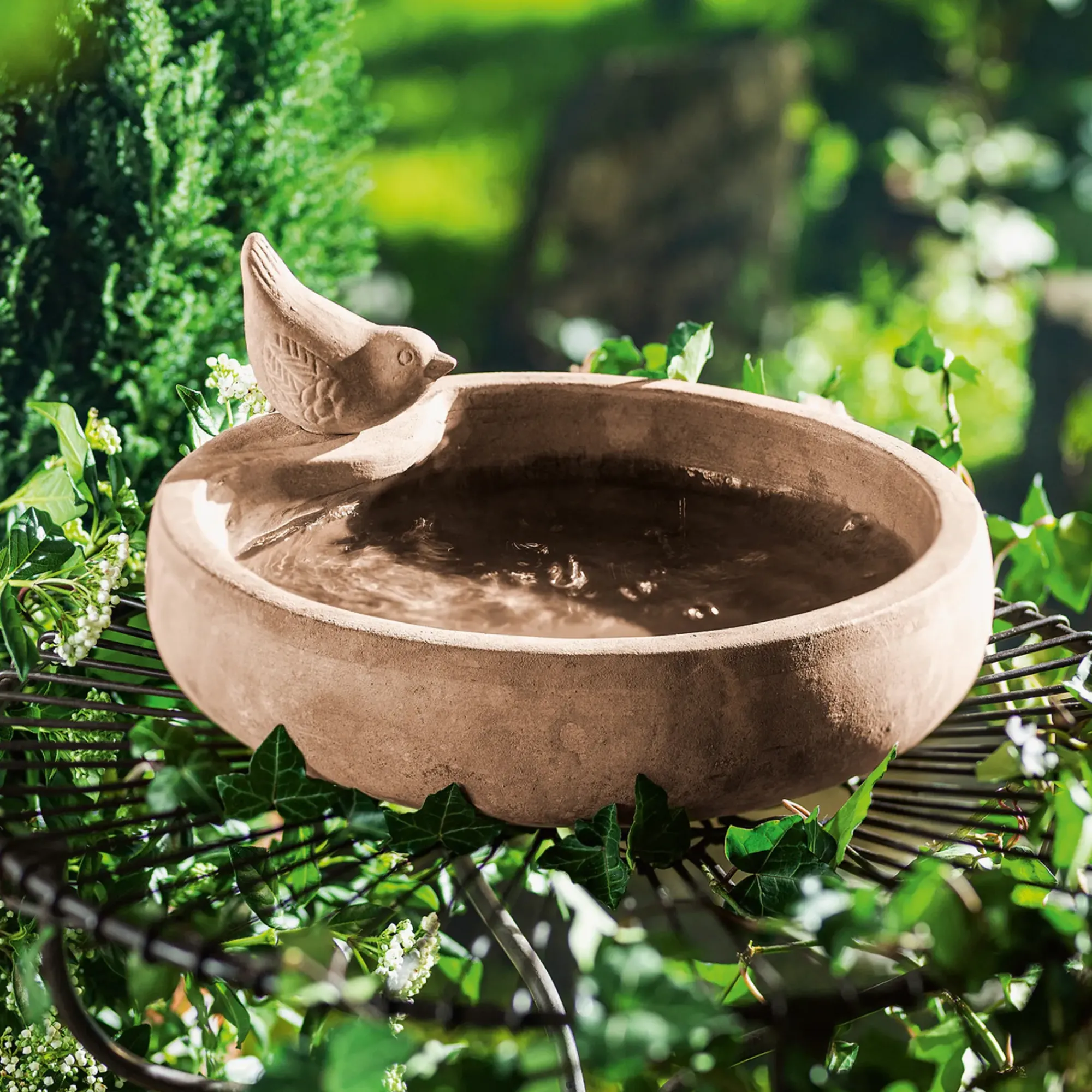 Herbstgarten|Vogelhäuser & Vogeltränken|Frank Handels GmbH & Co. KG Vogeltränke "Terracotta"