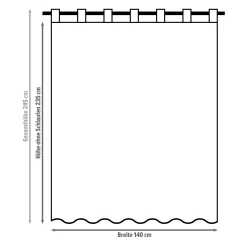 Fenstervorhänge|Frank Handels GmbH & Co. KG Vorhang 