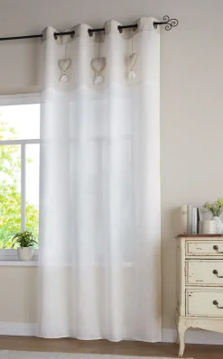 Fenstervorhänge|Frank Handels GmbH & Co. KG Vorhang "Herzhänger"