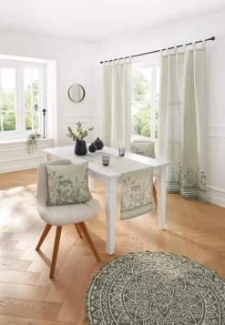 Fenstervorhänge|Frank Handels GmbH & Co. KG Vorhang "Wiesenblumen"