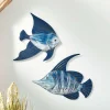 Wanddeko|Frank Handels GmbH & Co. KG Wanddeko "Fisch", 2er Set