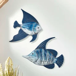 Wanddeko|Frank Handels GmbH & Co. KG Wanddeko "Fisch", 2er Set