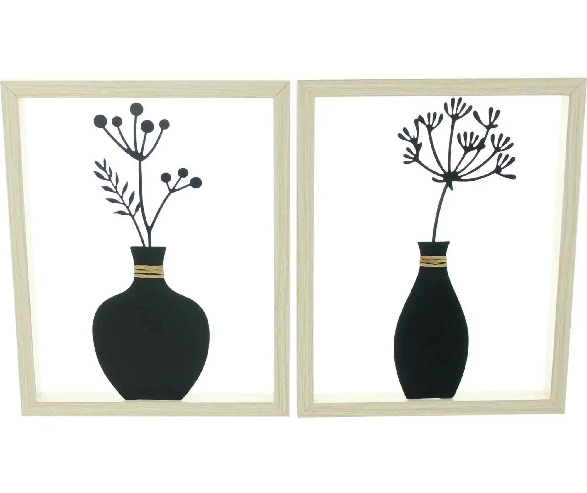 Bilder & Bilderrahmen|Wanddeko|Frank Handels GmbH & Co. KG Wanddeko "Vase", 2er Set