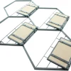 Regale|Wohnzimmer|Frank Handels GmbH & Co. KG Wandregal "Hexagon"