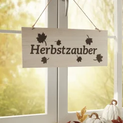 Wanddeko|Herbstliche Dekohänger|Frank Handels GmbH & Co. KG Wandschild "Herbstzauber"