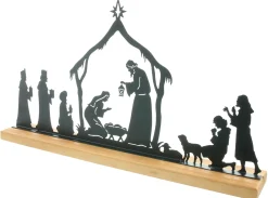 Weihnachtliche Dekofiguren|Krippen & Krippenfiguren|Frank Handels GmbH & Co. KG Weihnachtsdeko "Heiligabend"