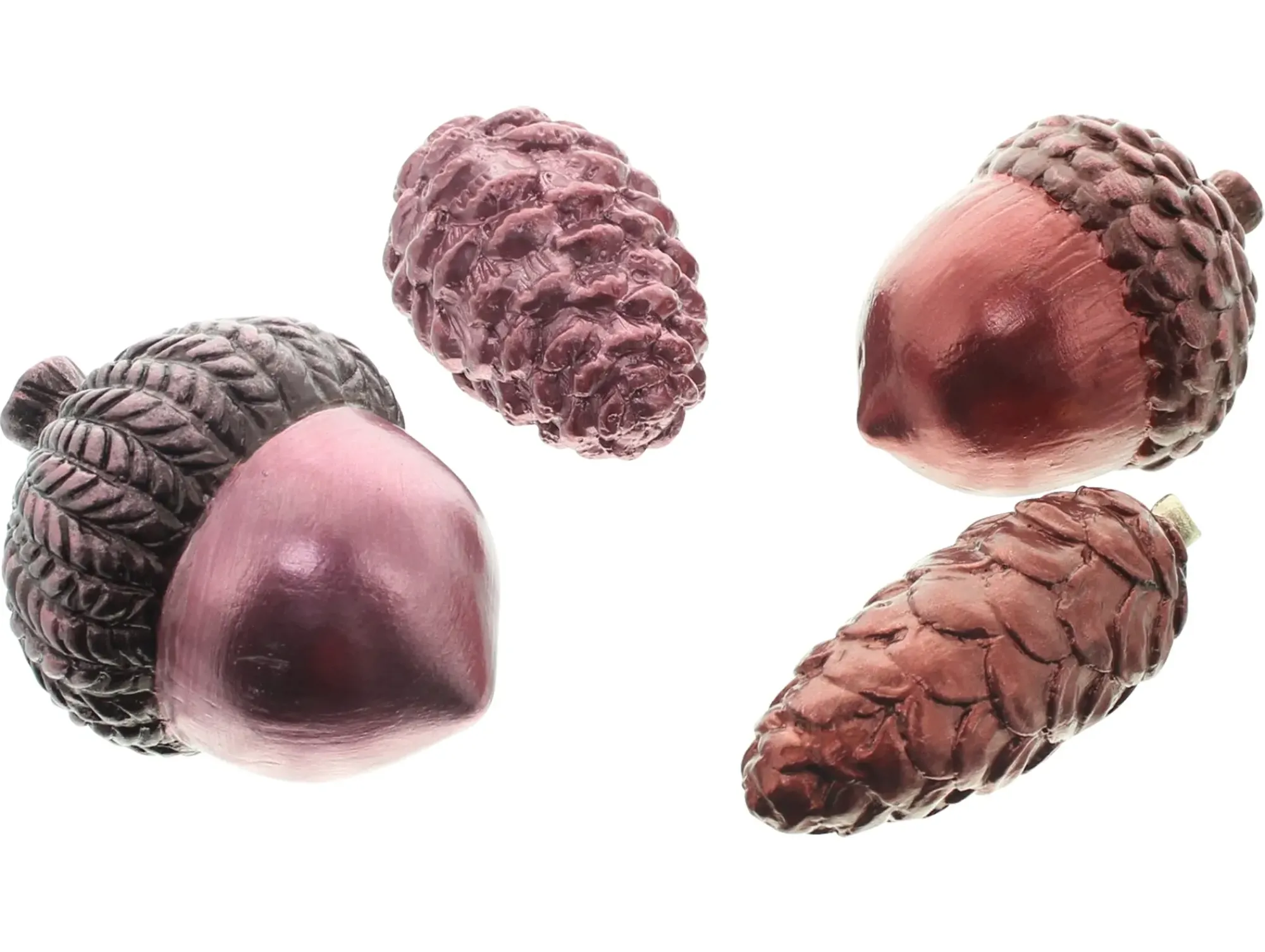 Weihnachtliche Dekofiguren|Zubehör Für Adventskränze|Frank Handels GmbH & Co. KG Weihnachtsdeko "Mauve", 4er Set