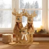 Weihnachtliche Dekofiguren|Frank Handels GmbH & Co. KG Weihnachtsdeko "Rentier-Trio"