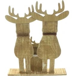 Weihnachtliche Dekofiguren|Frank Handels GmbH & Co. KG Weihnachtsdeko "Rentier-Trio"