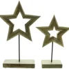 Sterne|Frank Handels GmbH & Co. KG Weihnachtsdeko "Stern", 2er Set