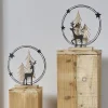 Weihnachtliche Dekofiguren|Frank Handels GmbH & Co. KG Weihnachtsdeko "Winterwald", 2er Set