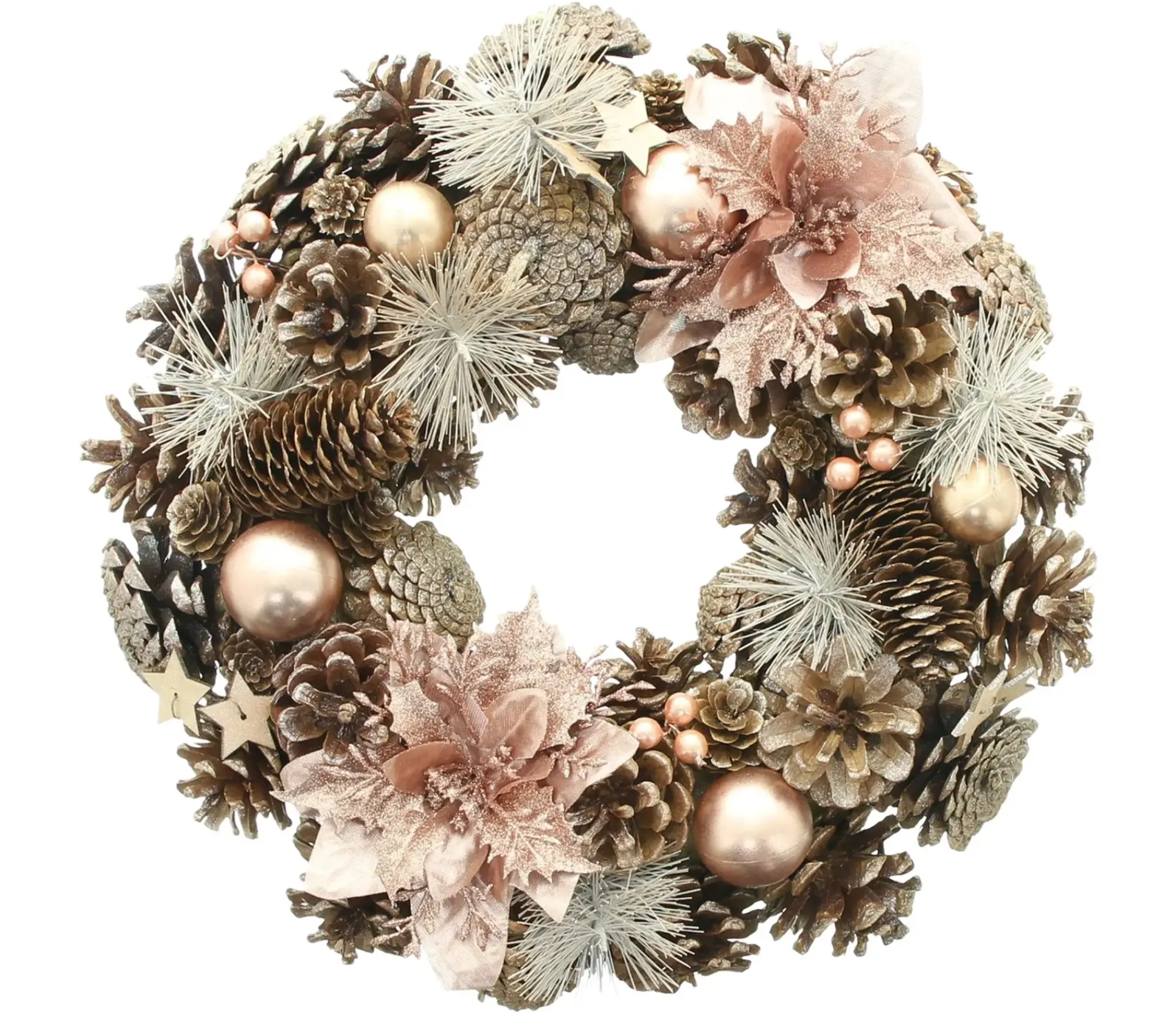 Weihnachtliche Kränze|Frank Handels GmbH & Co. KG Weihnachtskranz "Rosé"