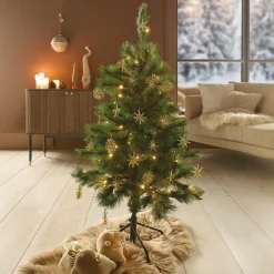 Dekohänger|Baumschmuck|Frank Handels GmbH & Co. KG Weihnachtsstern "Gold", 32er Set