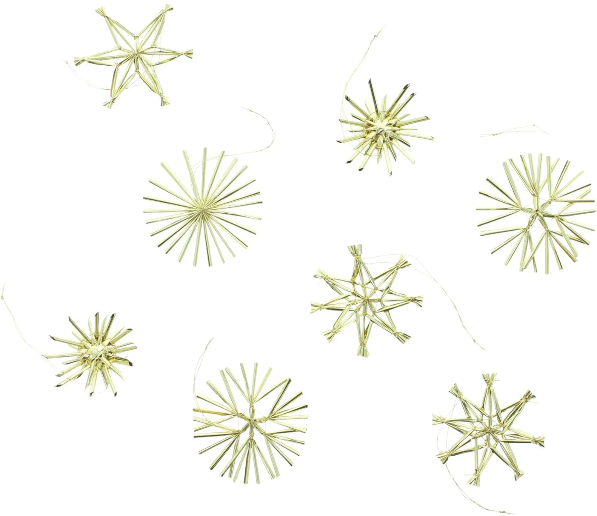 Dekohänger|Baumschmuck|Frank Handels GmbH & Co. KG Weihnachtsstern "Gold", 32er Set