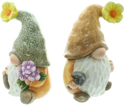 Gartenfiguren|Frank Handels GmbH & Co. KG Wichtel "Gärtner", 2er Set