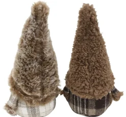 Herbstliche Dekofiguren|Frank Handels GmbH & Co. KG Wichtel "Hubert & Heintz", 2er Set