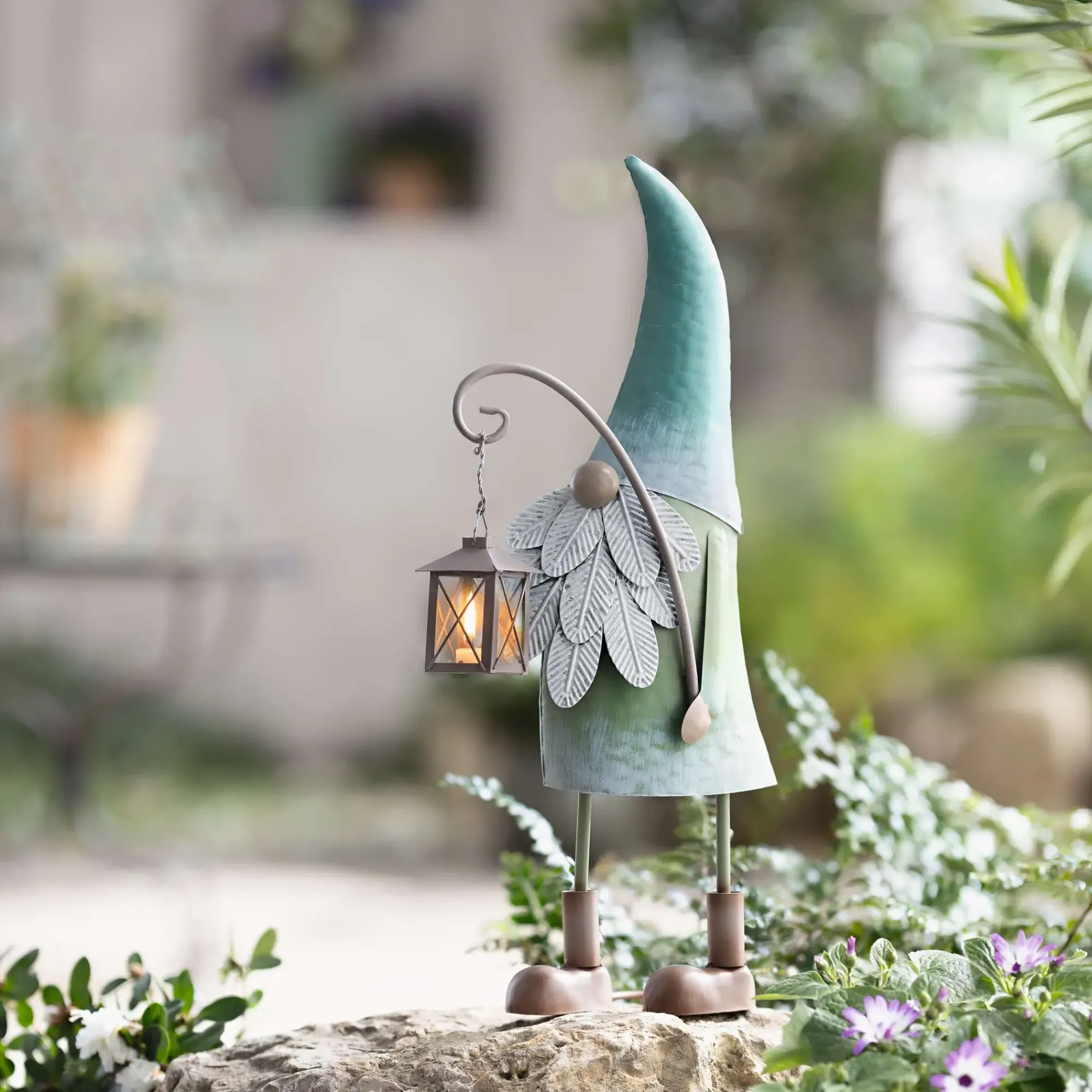 Gartenfiguren|Laternen & Co.|Frank Handels GmbH & Co. KG Wichtel "Laterne"
