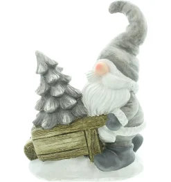 Weihnachtliche Dekofiguren|Frank Handels GmbH & Co. KG Wichtel "Schubkarren"