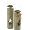 Windlichter|Dekosäulen|Frank Handels GmbH & Co. KG Windlicht "Blüten", 2er Set