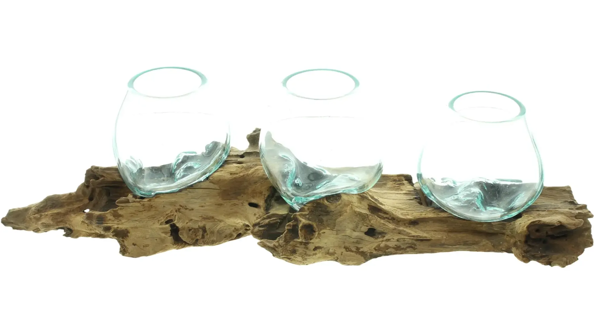 Windlichter|Frank Handels GmbH & Co. KG Windlichtboard "Wurzelholz"