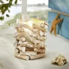 Dekovasen|Windlichter|Frank Handels GmbH & Co. KG Windlicht "Holzstückchen"