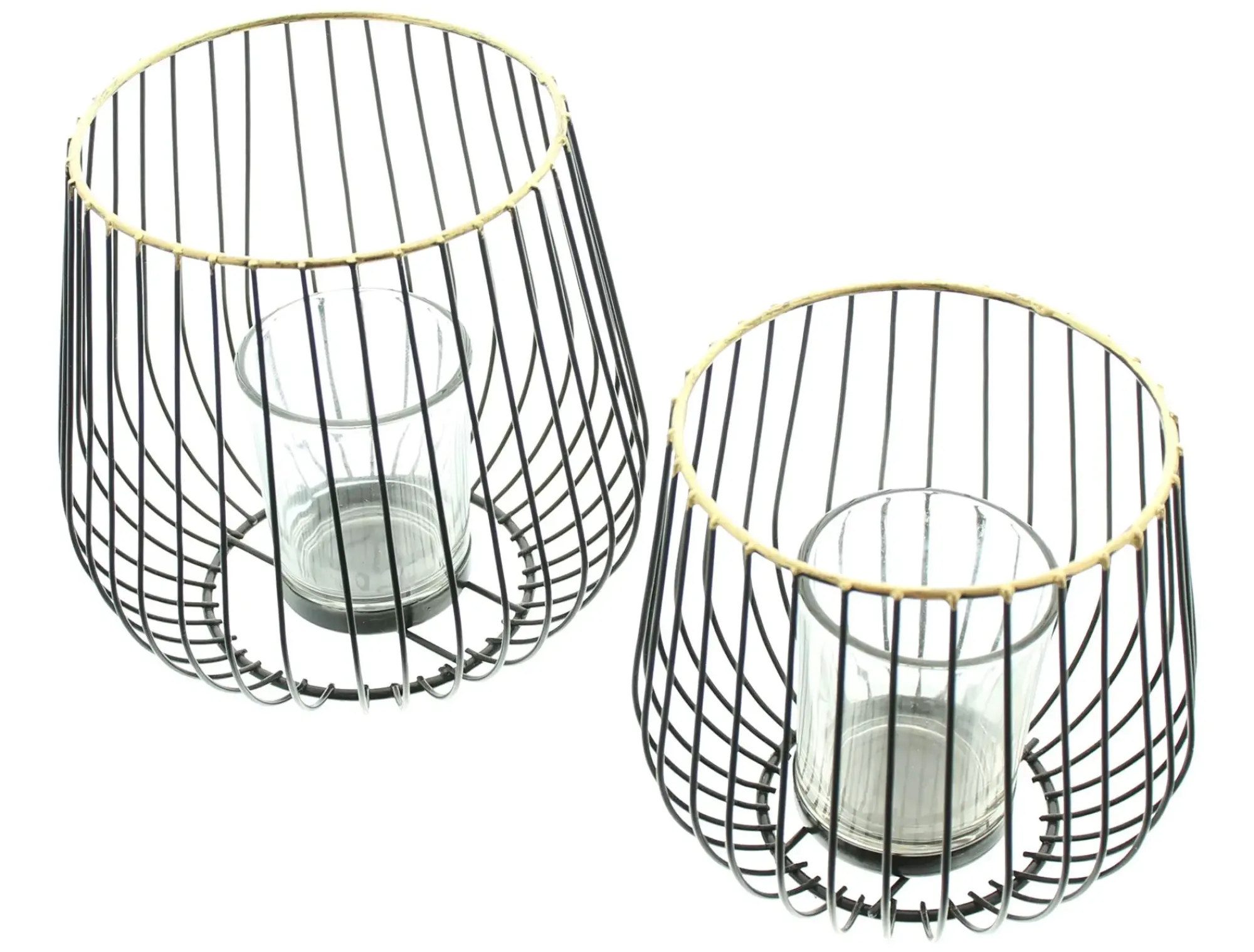Windlichter|Herbstlichter|Frank Handels GmbH & Co. KG Windlicht "Modern", 2er Set