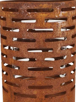 Dekosäulen|Windlichter|Frank Handels GmbH & Co. KG Windlicht "Rost-Säule", 2er Set