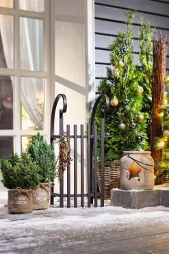 Weihnachtliche Gartendeko|Weihnachtslichter|Frank Handels GmbH & Co. KG Windlicht "Stern"