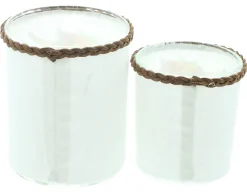Windlichter|Chalet & Hütte|Frank Handels GmbH & Co. KG Windlicht "Stier mit Blumenkranz", 2er Set
